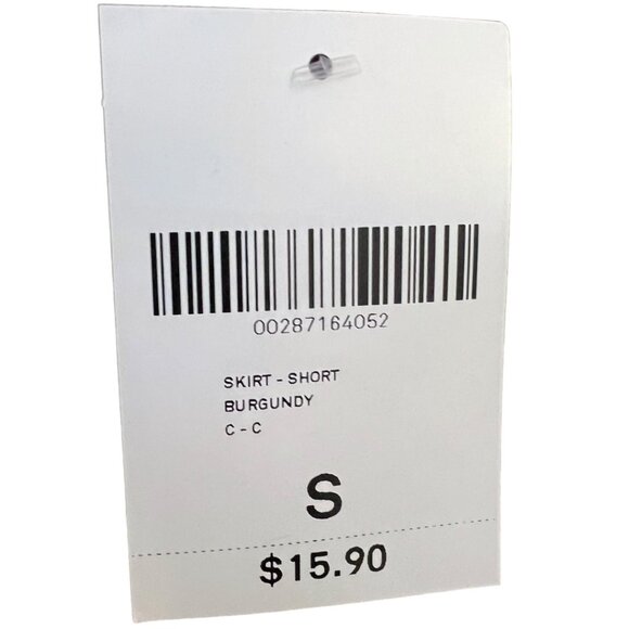 Forever 21 burgundy corduroy skirt - Picture 2 of 4